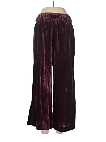 Madewell Velvet Huston Pull-On Crop Pants (view 2)