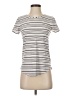 Lululemon Athletica Stripes Silver Short Sleeve Turtleneck Size S (estimated) - photo 1