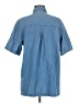 Bali 100% Cotton Blue Short Sleeve Button-Down Shirt Size M - photo 2