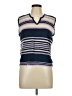 Jaclyn Smith Purple Sleeveless Silk Top Size L - photo 1