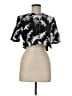 Whistles Black Short Sleeve Blouse Size 8 - photo 1