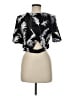 Whistles Black Short Sleeve Blouse Size 8 - photo 2
