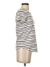 Lululemon Athletica Stripes Silver Short Sleeve Turtleneck Size S (estimated) - photo 4