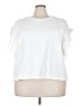 Michael Stars White Short Sleeve Top Size 3X - photo 1