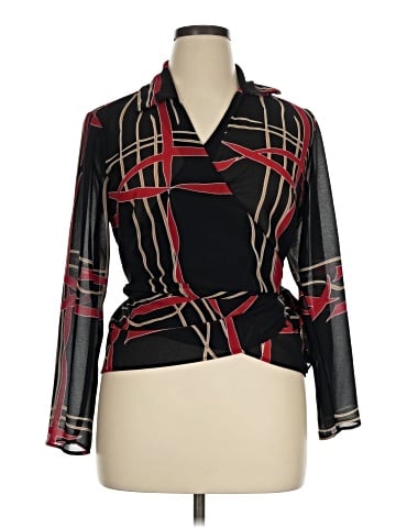 Lane Bryant Long Sleeve Blouse (view 1)