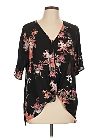 Belle + Sky Short Sleeve Blouse (view 1)