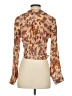 Free People 100% Polyester Brown Long Sleeve Blouse Size XS - photo 2