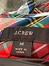 J.Crew Argyle Red Short Sleeve Blouse Size M - photo 7