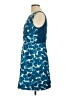 Tabitha 100% Cotton Print Blue Cocktail Dress Size 12 - photo 5