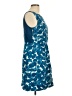 Tabitha 100% Cotton Print Blue Cocktail Dress Size 12 - photo 4
