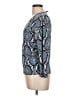 Susan Lawrence Blue 3/4 Sleeve Top Size L - photo 5