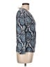 Susan Lawrence Blue 3/4 Sleeve Top Size L - photo 4