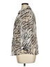 JM Collection Animal Print Silver 3/4 Sleeve Blouse Size 16 - photo 5