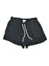 H&M 100% Linen Solid Black Shorts Size L - photo 1