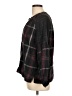 Anama Plaid Black 3/4 Sleeve Blouse Size L - photo 5