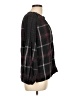 Anama Plaid Black 3/4 Sleeve Blouse Size L - photo 4