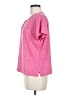 Basic Editions Polka Dots Pink Short Sleeve Henley Size M - photo 5