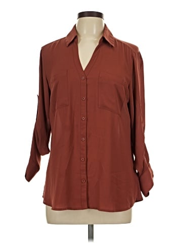 Express Outlet 3/4 Sleeve Blouse (view 1)