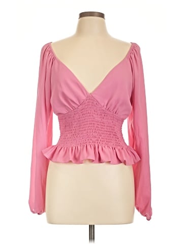 WAYF Long Sleeve Blouse (view 1)