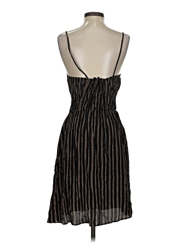 Madewell Smocked Square-Neck Mini Dress in Stripe (view 2)