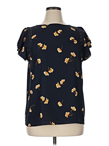 Ann Taylor Short Sleeve Blouse (view 1)
