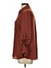 Express Outlet 100% Polyester Brown 3/4 Sleeve Blouse Size L - photo 5