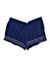 Ann Taylor LOFT 100% Rayon Hearts Blue Shorts Size XL - photo 1