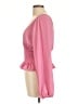 WAYF 100% Polyester Pink Long Sleeve Blouse Size L - photo 5