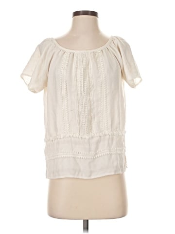 Ann Taylor LOFT Short Sleeve Blouse (view 1)