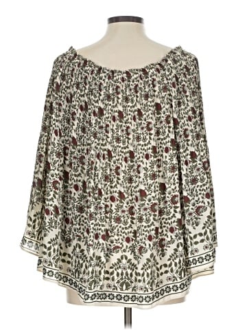 Max Studio 3/4 Sleeve Blouse (view 2)