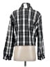 Lucky Brand 100% Cotton Plaid Silver Jacket Size S - photo 2