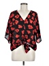 Unbranded Red Short Sleeve Blouse Size M - photo 1