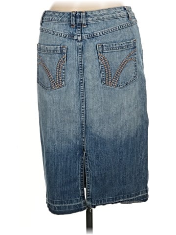a.n.a. A New Approach Denim Skirt (view 2)