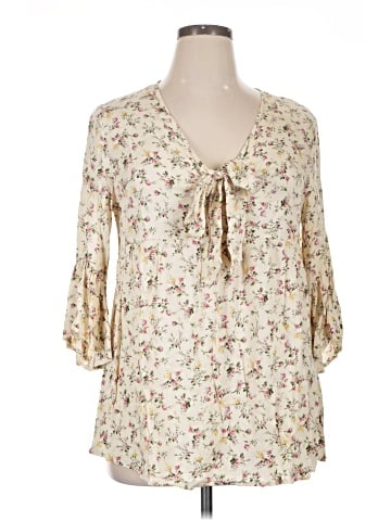 Suzanne Betro 3/4 Sleeve Blouse (view 1)
