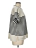 Max Studio Stripes Ivory Short Sleeve T-Shirt Size L - photo 4