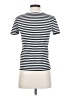 Zara Stripes White Short Sleeve Turtleneck Size S - photo 2