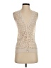 BCBGMAXAZRIA Ivory Sweater Vest Size S - photo 1
