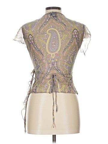 BCBGMAXAZRIA Sleeveless Silk Top (view 2)