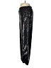 New York & Company 100% Polyester Metallic Silver Casual Pants Size M - photo 5