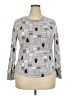 Polo by Ralph Lauren Print Silver Pullover Sweater Size XXL - photo 1