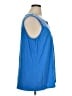 Susan Graver 100% Cotton Blue Sleeveless Blouse Size 1X - photo 4