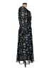 DR2 100% Polyester Paisley Black Casual Dress Size L - photo 4