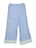 Btween 100% Rayon Print Blue Casual Pants Size 6 - photo 1