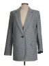 Madewell Houndstooth Gray Blazer Size 4 - photo 1