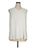 H By Halston Ivory Sleeveless Top Size 1X - photo 1
