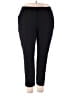 ELOQUII Solid Black Active Pants Size 20 Plus - photo 1