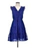 HD in Paris 100% Polyester Blue Casual Dress Size 0 - photo 1