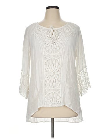 Indigo Thread Co. 3/4 Sleeve Blouse (view 1)
