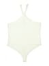 Intimately by Free People 100% Polyester Ivory Bodysuit Size XL - photo 2