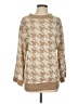 Princess Polly 100% Acrylic Houndstooth Tan Pullover Sweater Size XS - photo 1